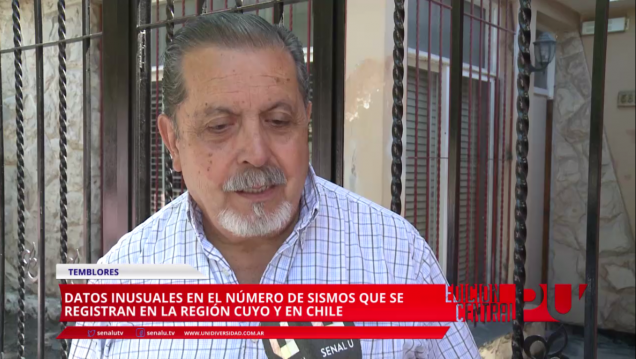 imagen Registran datos inusuales de sismos en Cuyo y Chile