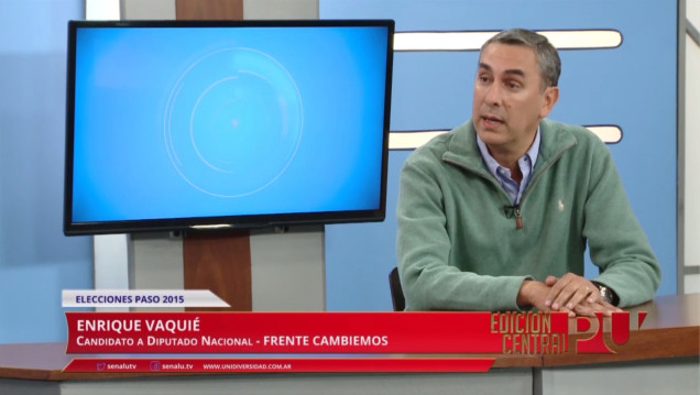 imagen Entrevista a Enrique Vaquié en el piso de Panorama U - edición central