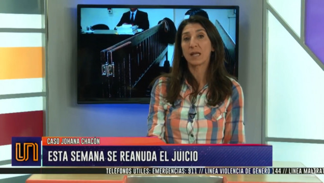 imagen Se reanuda el juicio por el homicidio de Johana Chacón