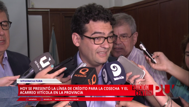 imagen Presentaron una línea de créditos para el sector vitivinícola