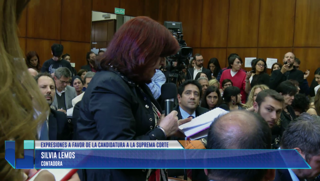 imagen Audiencia Pública por Valerio: Expresiones a favor de la candidatura a la suprema corte