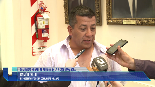 imagen Representantes de la Comunidad Huarpe se reunieron con la vicegobernadora