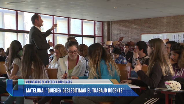 imagen Mateluna: "Quieren deslegitimar el trabajo docente"