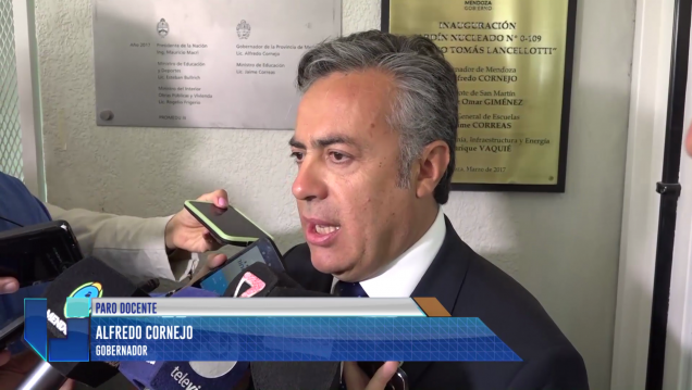 imagen Cornejo: "El paro fue un fracaso"
