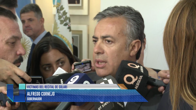 imagen Cornejo apuntó contra la productora encargada del recital del Indio en Olavarría