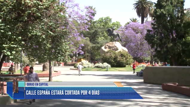 imagen Tránsito cortado en España entre Pedro Molina y la plaza San Martín