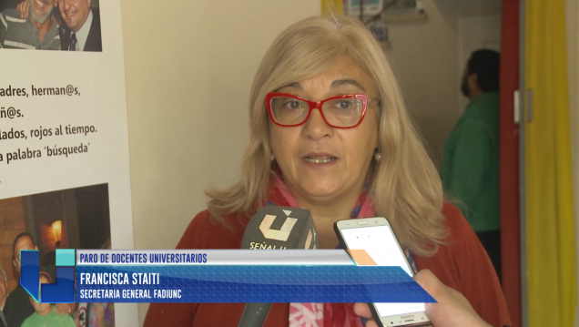 imagen Docentes de la UNCUYO paran el viernes 21 y el lunes 24