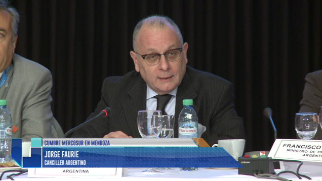 imagen Faurie: "Argentina empezó un proceso de inserción en el mundo"