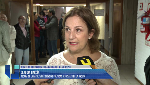 imagen Se realizó el debate de precandidatos en la UNCUYO