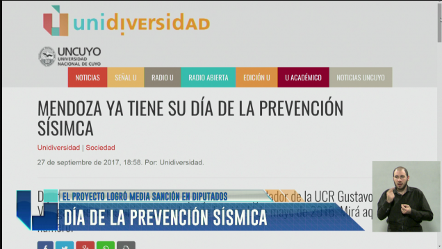 imagen Avanza un proyecto de ley para que el 20 de marzo sea el Día de la Prevención Sísmica