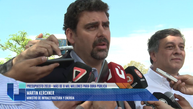 imagen Más de $8 mil millones del Presupuesto 2018 serán para obra pública