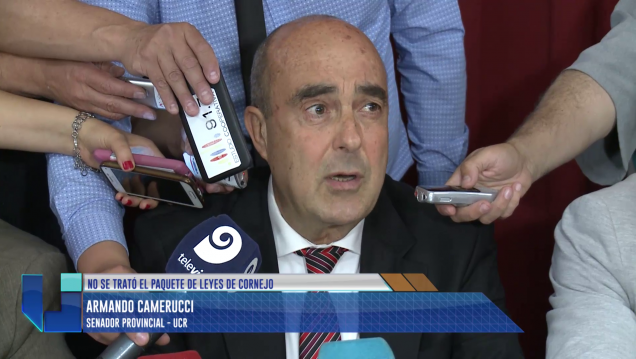 imagen Por falta de quórum, no se trató el paquete de leyes de Cornejo