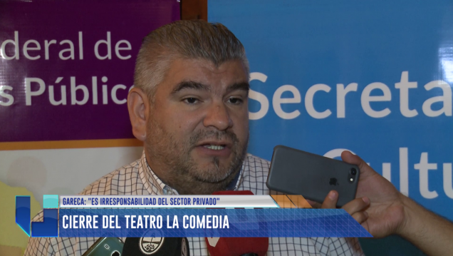 imagen Gareca: "el cierre de una sala es por irresponsabilidad de los privados"
