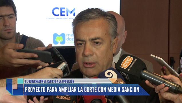 imagen Cornejo y el Pacto fiscal: "En 30 días lo enviamos a Legislatura"