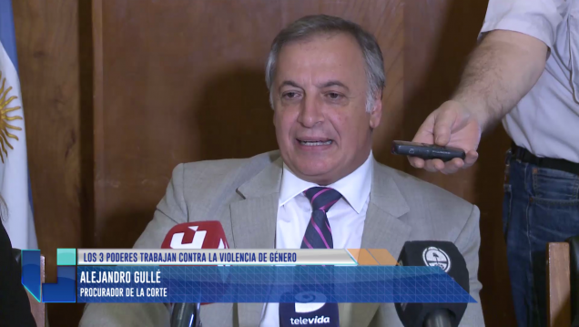 imagen Los tres poderes del Estado se declaran contra la violencia de género