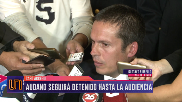 imagen Caso Arregui: pedirán que Audano continúe detenido hasta el juicio