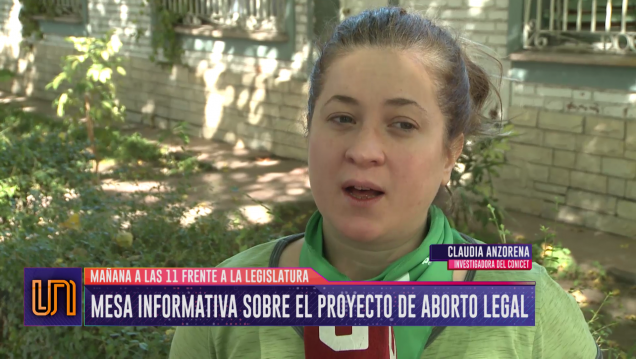 imagen Aborto legal: darán detalles del proyecto en la puerta de la Legislatura