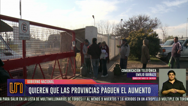 imagen Tarifas: Nación quiere que las provincias paguen parte del aumento