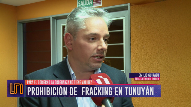 imagen Para el Gobierno, la ordenanza de Tunuyán que prohíbe el fracking no tiene validez
