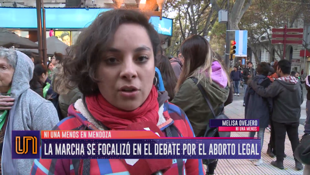 imagen Ni una Menos: marcharon por el aborto legal