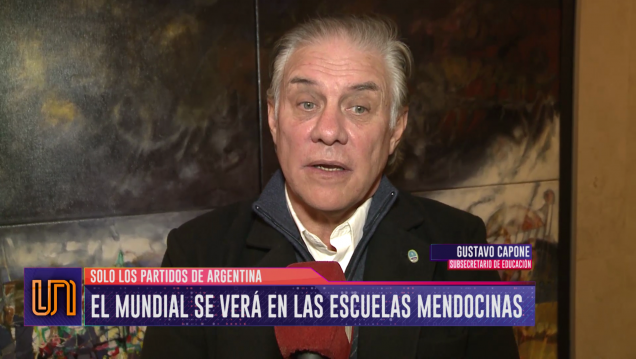 imagen Los partidos de Argentina podrán verse en las escuelas