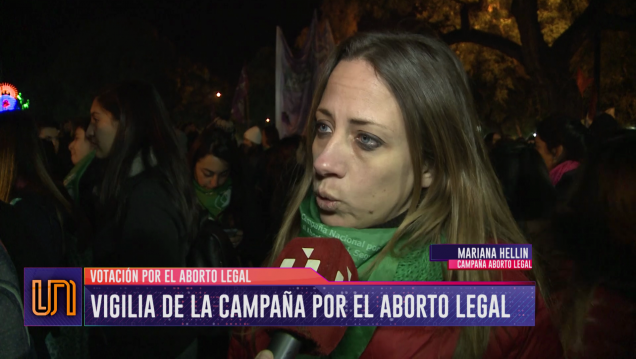 imagen Vigilia nocturna en Mendoza a la espera de la votación