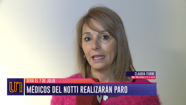 imagen Médicos del Hospital Notti realizarán un paro el 7 de julio