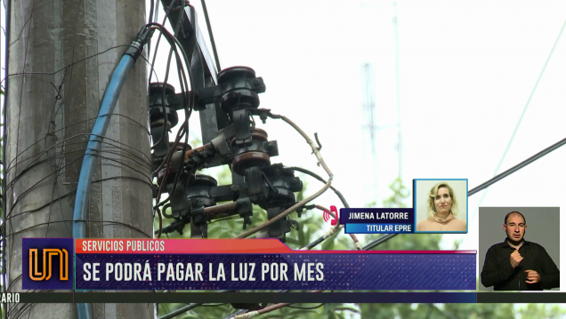 imagen La luz se podrá pagar por mes