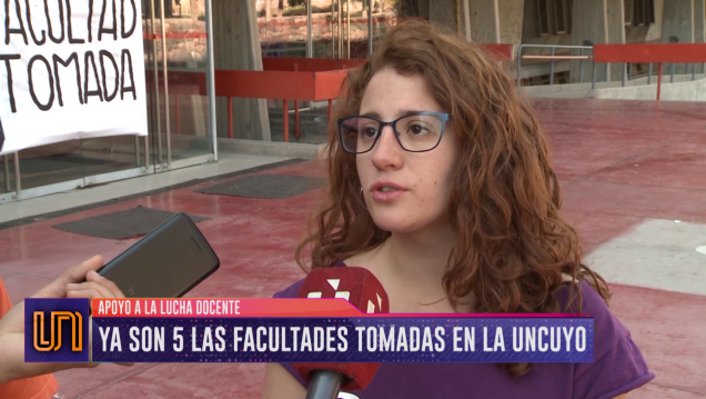 imagen Ya son cinco las facultades tomadas en la UNCUYO