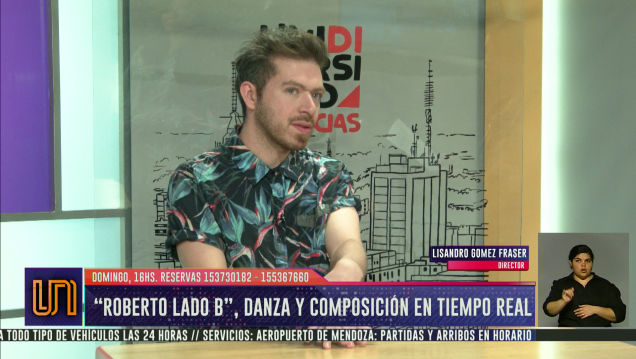 imagen "Roberto Lado B", danza y composición en tiempo real