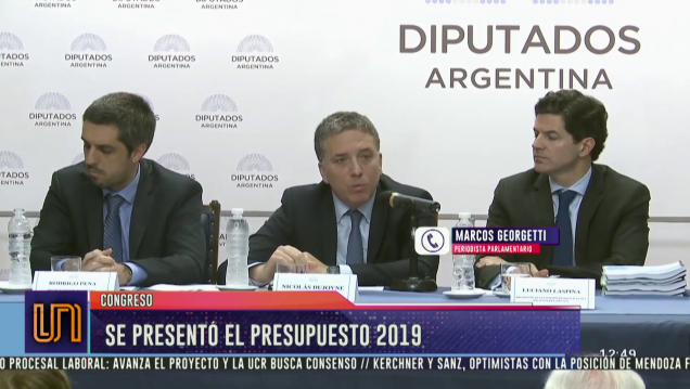 imagen Se presentó el Presupuesto 2019