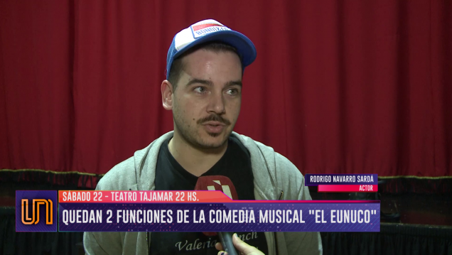 imagen Quedan 2 funciones de la comedia musical "El Eunuco"