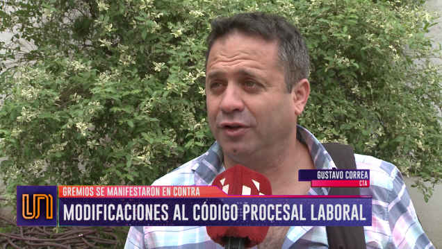 imagen Gremios se manifestaron en contra del nuevo Código Procesal Laboral