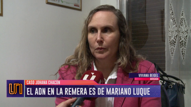 imagen El rastrillaje dio negativo y el ADN resultó positivo para Luque y Beatriz Chacón