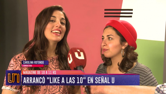 imagen Like a las 10 debutó en la pantalla de Señal U