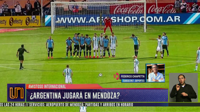 imagen La Selección podría volver a jugar en el Malvinas