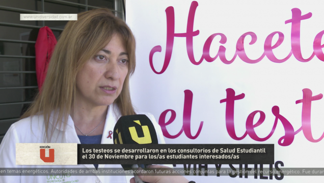 imagen EDICIÓN U: Testeos de VIH y sífilis en forma gratuita y confidencial en la UNCuyo