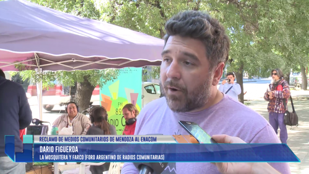 imagen Reclamo de medios comunitarios en Mendoza al ENACOM