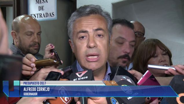 imagen El gobernador presentó el presupuesto 2017